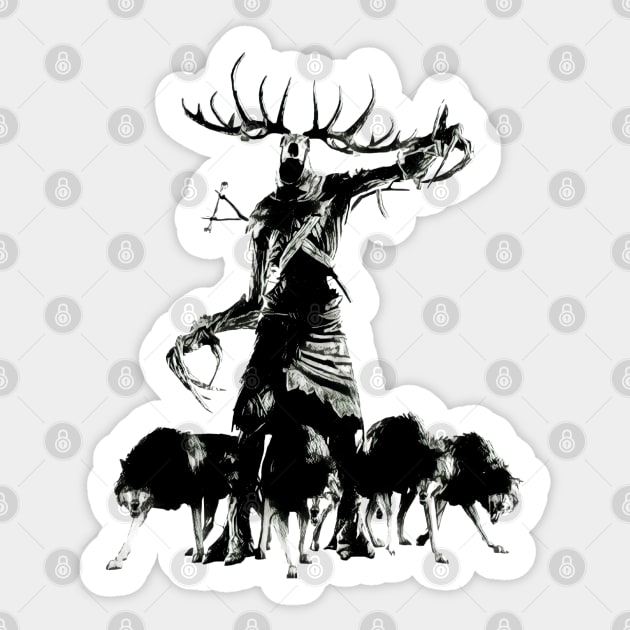 King of the Forest - Wolves - Fantasy Sticker by Fenay-Designs